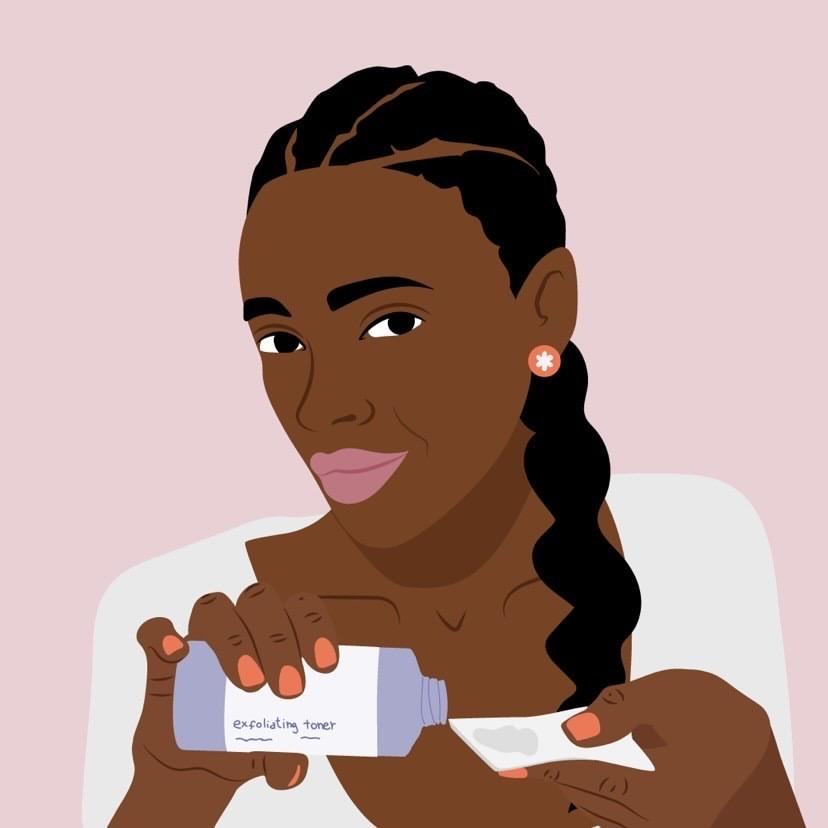 Why you should use cotton pads to apply toner